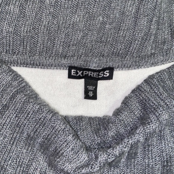 Express | Striped Cowl Neck Sweater - Picture 2 of 2